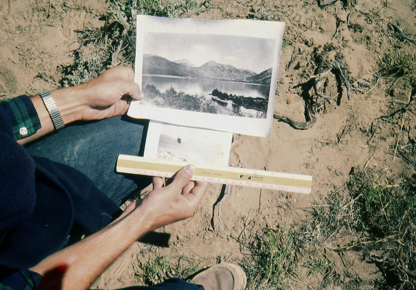 Measuring Prints, Twin Lakes, Colorado, 1977.