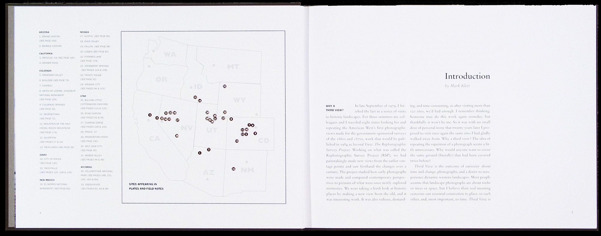 A spread from Third Views, Second Sights